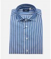 Camisa 100% algodón blue line