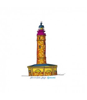 Lámina Faro Cabo Mayor 1 15x15 cm