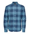 camisa only sons búfalo check shirt