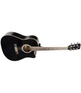 Guitarra Acústica OQAN QGA-21C negra